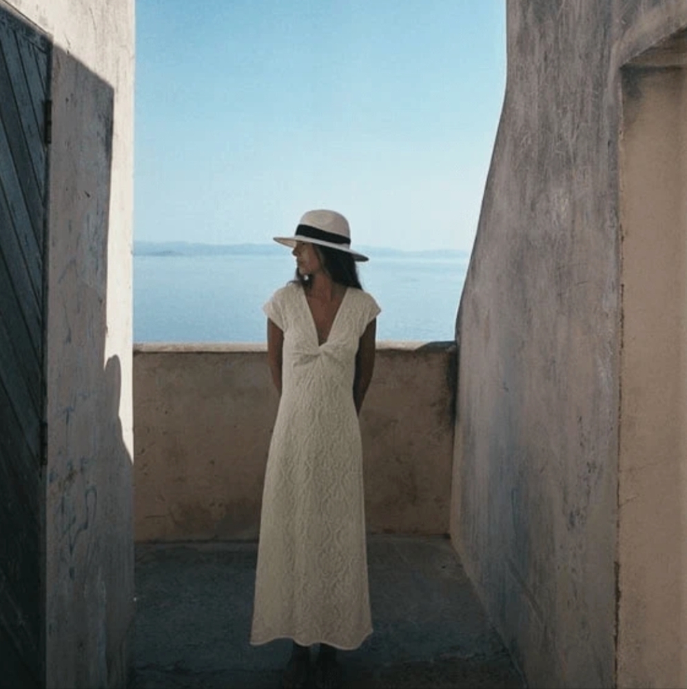 Zara Cream Maxi Dress